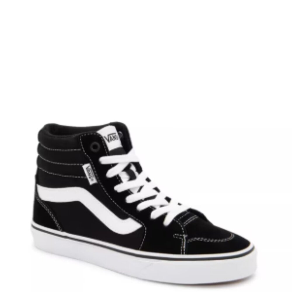 Vans Women's Filmore High Top Sneakers Black & White